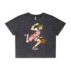 Wo's Stone Wash Heavy Crop Tee Thumbnail