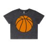 Wo's Stone Wash Heavy Crop Tee Thumbnail