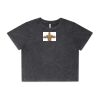 Wo's Stone Wash Heavy Crop Tee Thumbnail
