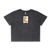 Wo's Stone Wash Heavy Crop Tee Thumbnail