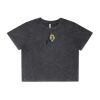 Wo's Stone Wash Heavy Crop Tee Thumbnail