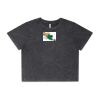 Wo's Stone Wash Heavy Crop Tee Thumbnail