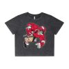 Wo's Stone Wash Heavy Crop Tee Thumbnail