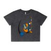 Wo's Stone Wash Heavy Crop Tee Thumbnail