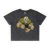 Wo's Stone Wash Heavy Crop Tee Thumbnail