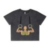 Wo's Stone Wash Heavy Crop Tee Thumbnail