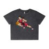 Wo's Stone Wash Heavy Crop Tee Thumbnail