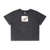 Wo's Stone Wash Heavy Crop Tee Thumbnail