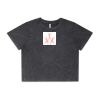 Wo's Stone Wash Heavy Crop Tee Thumbnail
