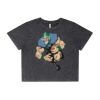 Wo's Stone Wash Heavy Crop Tee Thumbnail