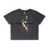 Wo's Stone Wash Heavy Crop Tee Thumbnail