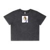 Wo's Stone Wash Heavy Crop Tee Thumbnail
