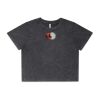 Wo's Stone Wash Heavy Crop Tee Thumbnail