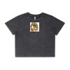 Wo's Stone Wash Heavy Crop Tee Thumbnail