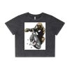 Wo's Stone Wash Heavy Crop Tee Thumbnail