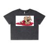 Wo's Stone Wash Heavy Crop Tee Thumbnail