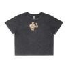 Wo's Stone Wash Heavy Crop Tee Thumbnail