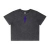 Wo's Stone Wash Heavy Crop Tee Thumbnail