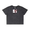Wo's Stone Wash Heavy Crop Tee Thumbnail