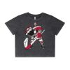 Wo's Stone Wash Heavy Crop Tee Thumbnail