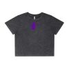 Wo's Stone Wash Heavy Crop Tee Thumbnail
