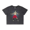 Wo's Stone Wash Heavy Crop Tee Thumbnail