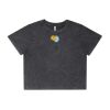 Wo's Stone Wash Heavy Crop Tee Thumbnail