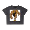 Wo's Stone Wash Heavy Crop Tee Thumbnail