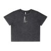 Wo's Stone Wash Heavy Crop Tee Thumbnail
