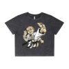 Wo's Stone Wash Heavy Crop Tee Thumbnail