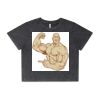 Wo's Stone Wash Heavy Crop Tee Thumbnail