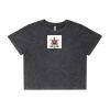 Wo's Stone Wash Heavy Crop Tee Thumbnail