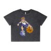 Wo's Stone Wash Heavy Crop Tee Thumbnail