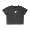 Wo's Stone Wash Heavy Crop Tee Thumbnail