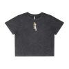 Wo's Stone Wash Heavy Crop Tee Thumbnail