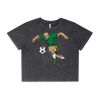 Wo's Stone Wash Heavy Crop Tee Thumbnail