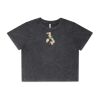 Wo's Stone Wash Heavy Crop Tee Thumbnail