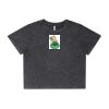 Wo's Stone Wash Heavy Crop Tee Thumbnail