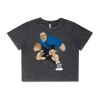 Wo's Stone Wash Heavy Crop Tee Thumbnail