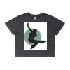 Wo's Stone Wash Heavy Crop Tee Thumbnail