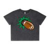 Wo's Stone Wash Heavy Crop Tee Thumbnail