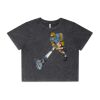 Wo's Stone Wash Heavy Crop Tee Thumbnail