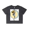 Wo's Stone Wash Heavy Crop Tee Thumbnail
