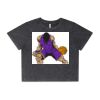 Wo's Stone Wash Heavy Crop Tee Thumbnail