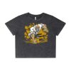 Wo's Stone Wash Heavy Crop Tee Thumbnail