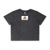 Wo's Stone Wash Heavy Crop Tee Thumbnail