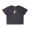 Wo's Stone Wash Heavy Crop Tee Thumbnail