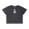 Wo's Stone Wash Heavy Crop Tee Thumbnail