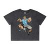 Wo's Stone Wash Heavy Crop Tee Thumbnail