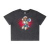 Wo's Stone Wash Heavy Crop Tee Thumbnail